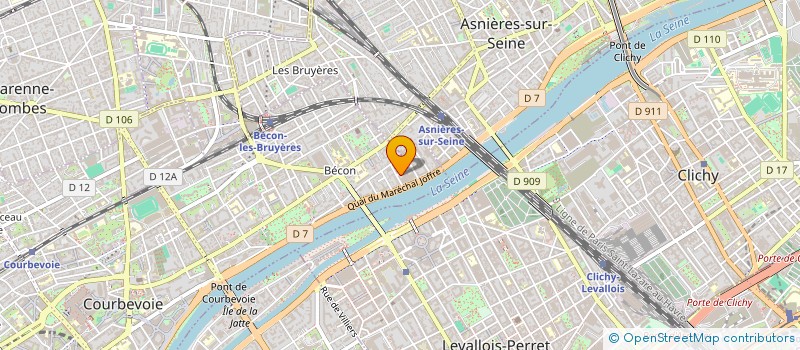 localisation de l'entreprise MONSIEUR DANILO BARBOSA TOUCHARD à COURBEVOIE