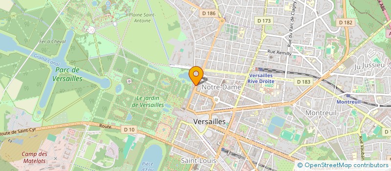 localisation de l'entreprise MONSIEUR DANILO FORLEO à VERSAILLES