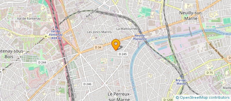 localisation de l'entreprise MONSIEUR DANILO GUIRAL BASSI à LE PERREUX-SUR-MARNE