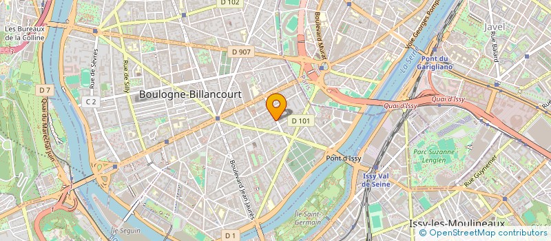 localisation de l'entreprise MONSIEUR DANILO ORTEGA RODRIGUEZ  BOULOGNE-BILLANCOURT