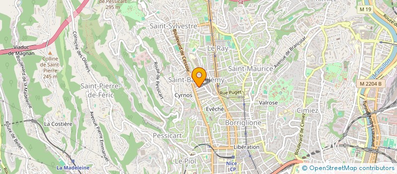 localisation de l'entreprise MONSIEUR DANILO VARELA MONTEIRO à NICE