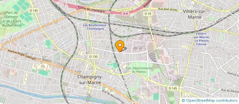 localisation de l'entreprise MONSIEUR DANILSON DA VEIGA VIEIRA à CHAMPIGNY-SUR-MARNE