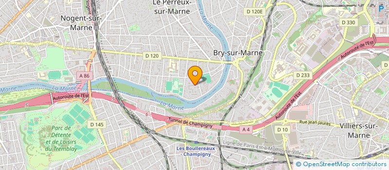 localisation de l'entreprise MONSIEUR DANILSON GOMES CORREIA  LE PERREUX-SUR-MARNE