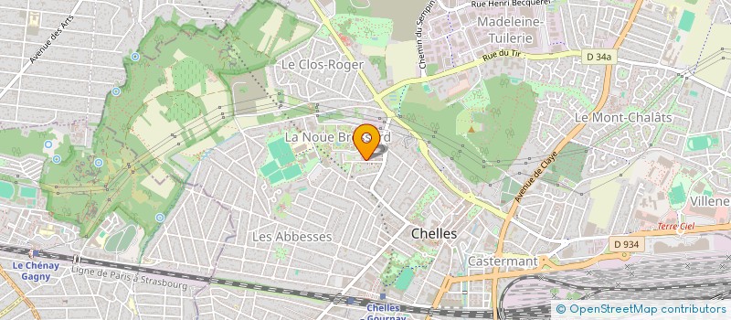 localisation de l'entreprise MONSIEUR DANILSON SILVA VAZ à CHELLES