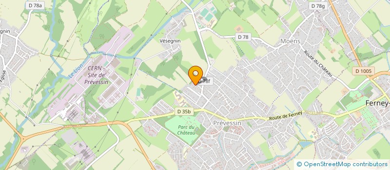 localisation de l'entreprise MONSIEUR DANIO CAMPANELLI à PREVESSIN-MOENS