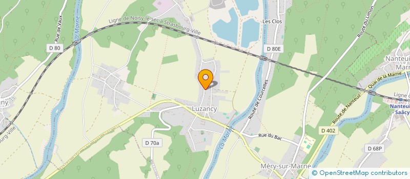 localisation de l'entreprise MONSIEUR DANIS CHASSAGRANDE  LUZANCY