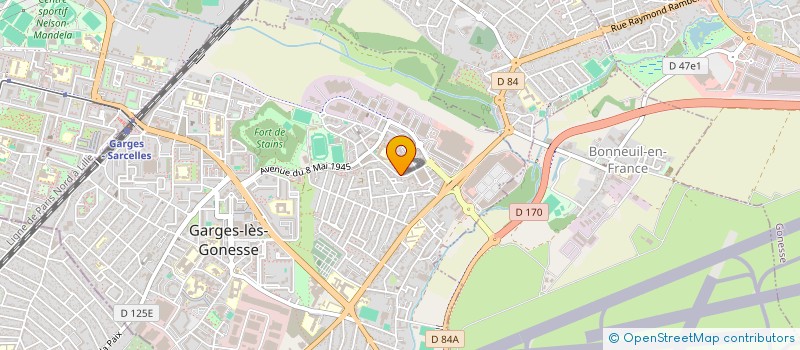 localisation de l'entreprise MONSIEUR DANIS KEETHAPONKALAN  GARGES-LES-GONESSE