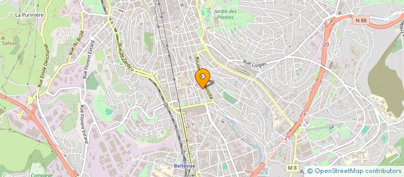 localisation de l'entreprise MONSIEUR DANIS LOGLA  SAINT-ETIENNE