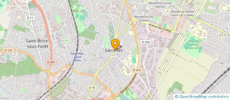 localisation de l'entreprise MONSIEUR DANISH DIN  SARCELLES