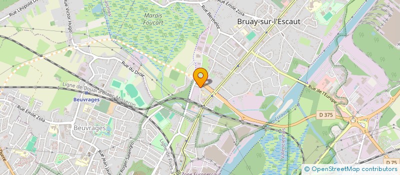 localisation de l'entreprise MONSIEUR DANNIS MERCIER à BRUAY-SUR-L'ESCAUT