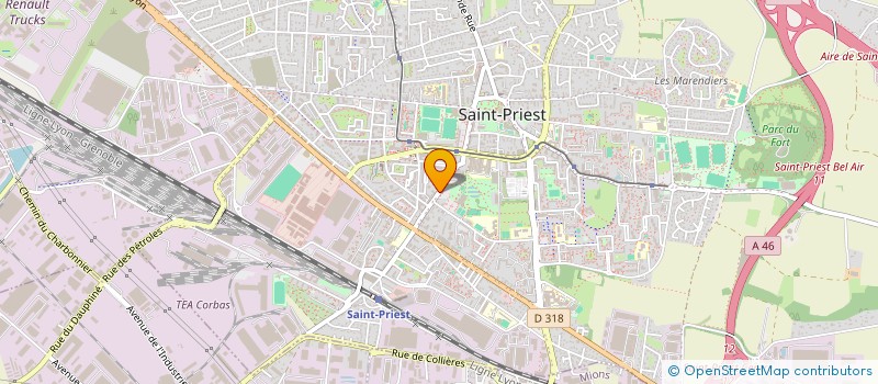 localisation de l'entreprise MONSIEUR DANNY BOCHARD  SAINT-PRIEST