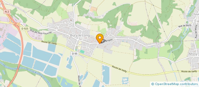 localisation de l'entreprise MONSIEUR DANNY BOURGEOIS à BUCY-LE-LONG