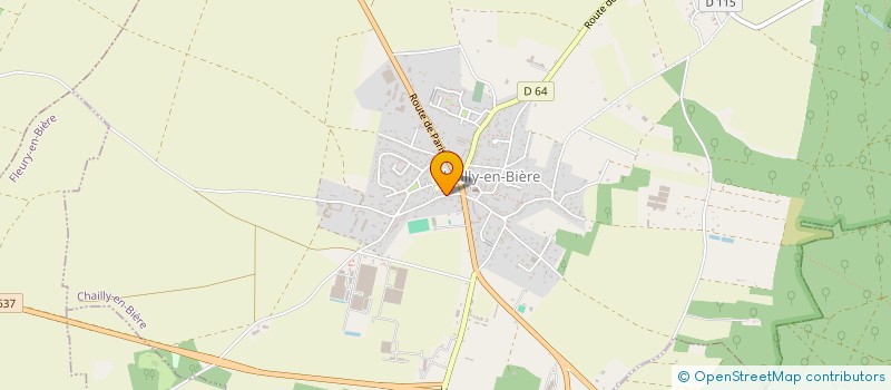 localisation de l'entreprise MONSIEUR DANNY BRELEUR  CHAILLY-EN-BIERE