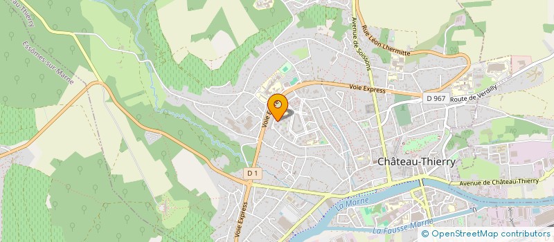 localisation de l'entreprise MONSIEUR DANNY DESAULTY à CHATEAU-THIERRY