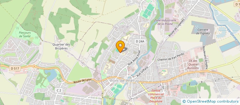 localisation de l'entreprise MONSIEUR DANNY DOS SANTOS  PONT-DE-CHERUY