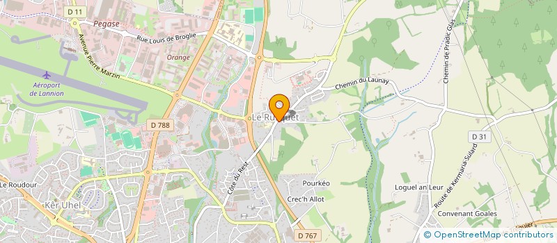 localisation de l'entreprise MONSIEUR DANNY DUPUIS  LANNION