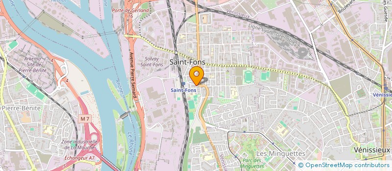 localisation de l'entreprise MONSIEUR DANNY FERREIRA DE SOUSA à SAINT-FONS