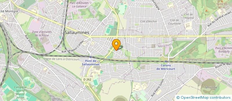 localisation de l'entreprise MONSIEUR DANNY GAUBEEN à SALLAUMINES