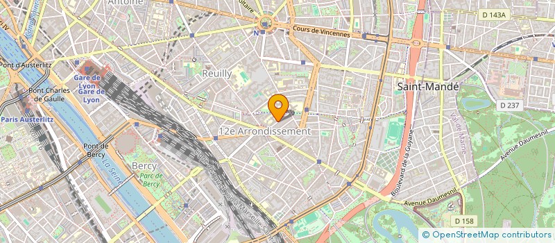 localisation de l'entreprise MONSIEUR DANNY GRAINE  PARIS