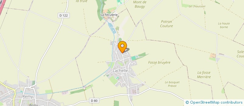 localisation de l'entreprise MONSIEUR DANNY MENARD  LACHELLE