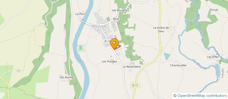 localisation de l'entreprise MONSIEUR DANNY ROBBRECHT  MOUSSAC