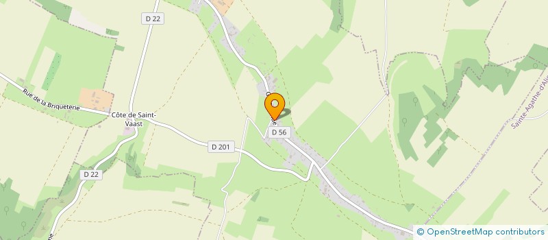 localisation de l'entreprise MONSIEUR DANNY ROQUIGNY  NOTRE-DAME-D'ALIERMONT