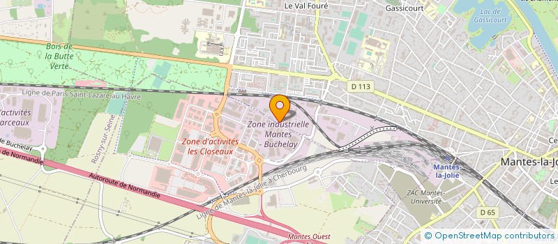 localisation de l'entreprise MONSIEUR DANNY SHERIDAN  BUCHELAY