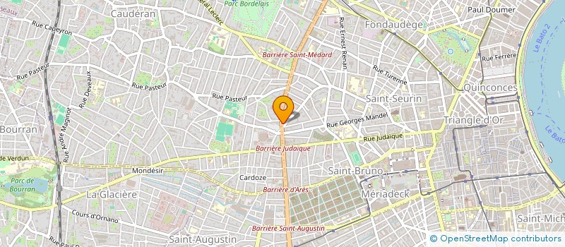 localisation de l'entreprise MONSIEUR DANNY TATY-DEKANGA  BORDEAUX