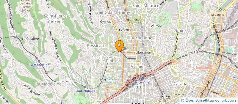localisation de l'entreprise MONSIEUR DANNY THOMAS à NICE
