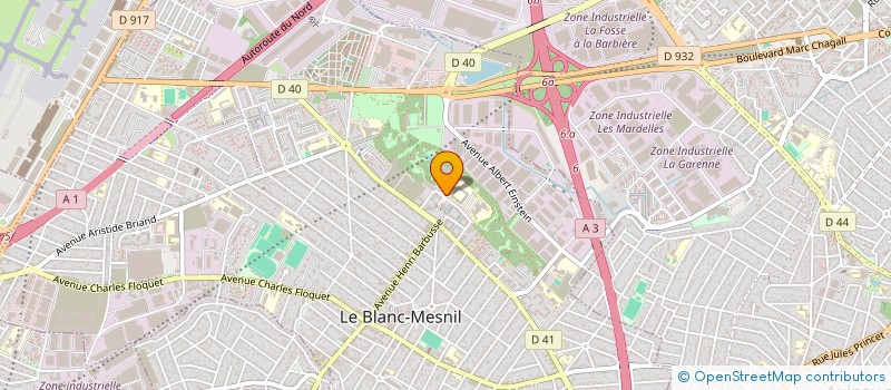 localisation de l'entreprise MONSIEUR DANNY TIKIRI BANDA  LE BLANC-MESNIL