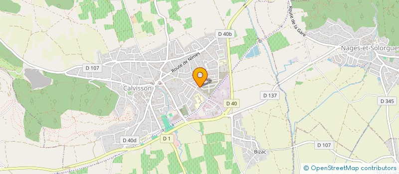 localisation de l'entreprise MONSIEUR DANOE JAMES MARTINS  CALVISSON