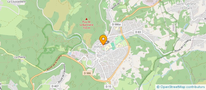 localisation de l'entreprise MONSIEUR DANOE LAFLEUR  VOLVIC