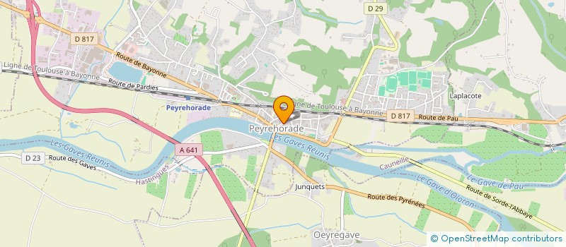 localisation de l'entreprise MONSIEUR DANOHE TERRASSIER  PEYREHORADE