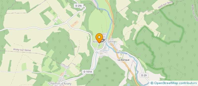 localisation de l'entreprise MONSIEUR DANOLD BEAUBIS  AISEY-SUR-SEINE