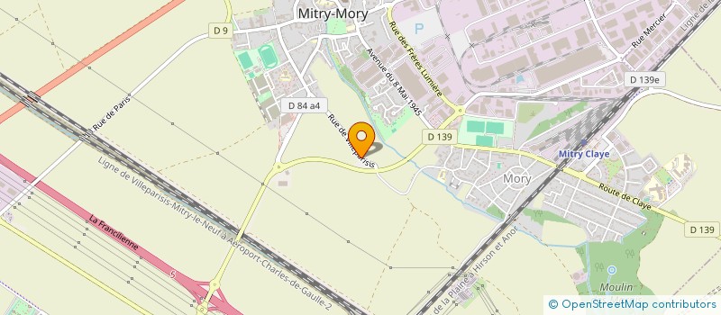 localisation de l'entreprise MONSIEUR DANOVAN GUZ  MITRY-MORY