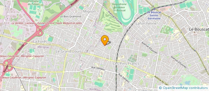 localisation de l'entreprise MONSIEUR DANTE CALVA  BORDEAUX