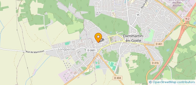 localisation de l'entreprise MONSIEUR DANTE LOUTREUIL  DAMMARTIN-EN-GOELE