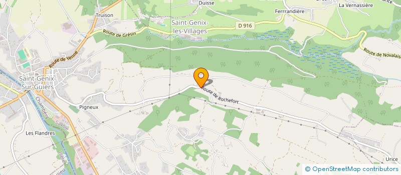 localisation de l'entreprise MONSIEUR DANTE MARGAND  SAINT-GENIX-LES-VILLAGES