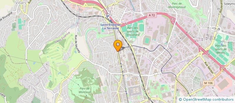 localisation de l'entreprise MONSIEUR DANTE MASSE  SAINT-ETIENNE