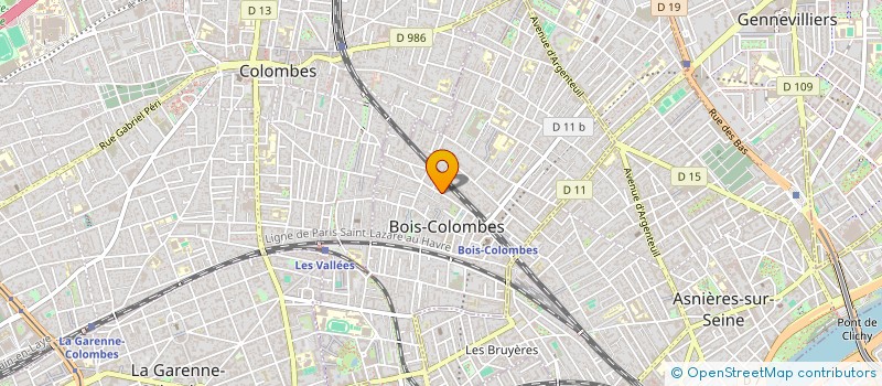 localisation de l'entreprise MONSIEUR DANTE VENDRAMINI à BOIS-COLOMBES