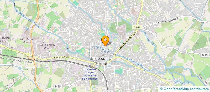 localisation de l'entreprise MONSIEUR DANTE WESLATI  L'ISLE-SUR-LA-SORGUE