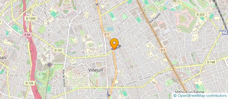 localisation de l'entreprise MONSIEUR DANTONY TRAN  VILLEJUIF