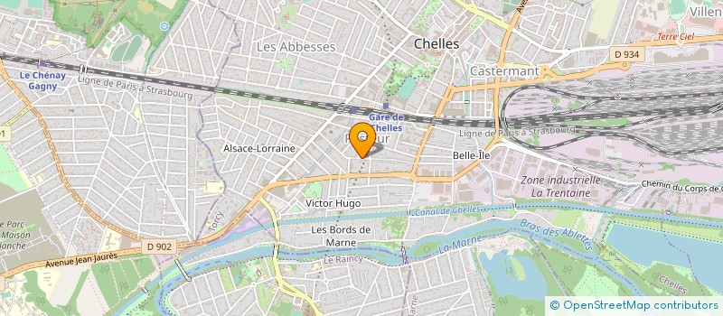 localisation de l'entreprise MONSIEUR DANUT AMARIEI  CHELLES