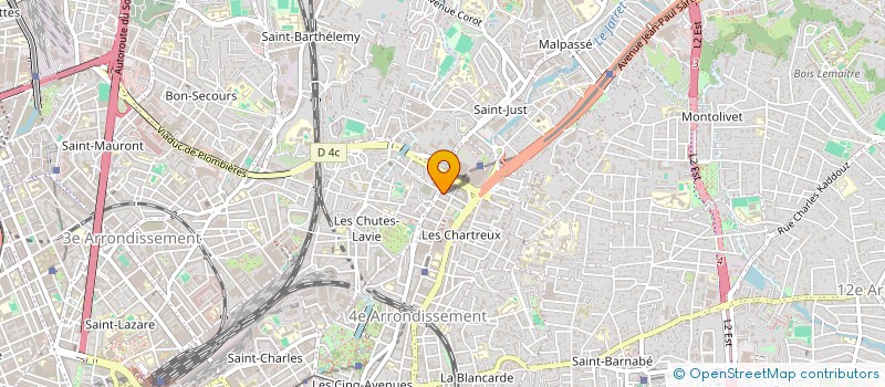 localisation de l'entreprise MONSIEUR DANUT BAICU  MARSEILLE