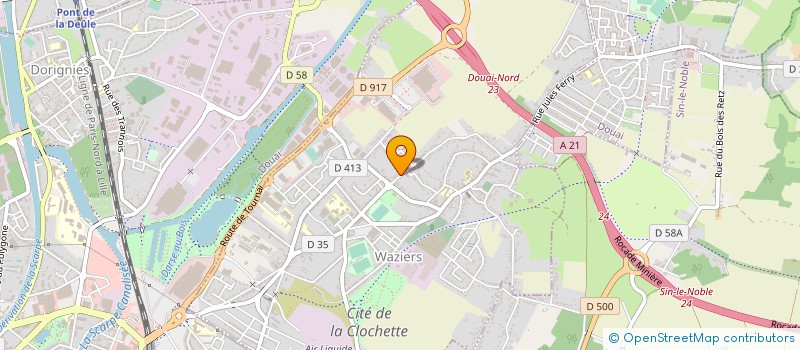 localisation de l'entreprise MONSIEUR DANUT COSTAN  WAZIERS