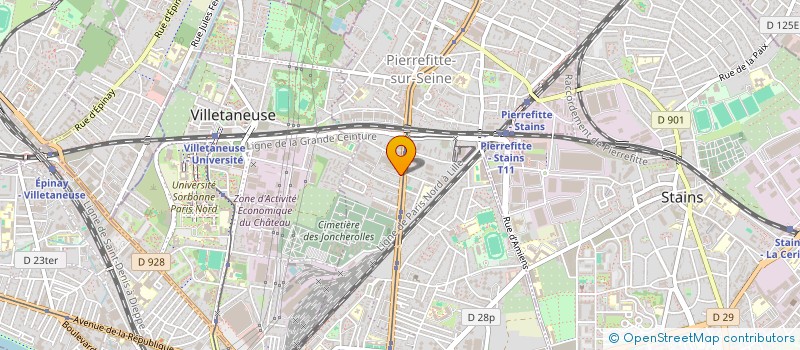 localisation de l'entreprise MONSIEUR DANUT CRISTUREAN à PIERREFITTE-SUR-SEINE