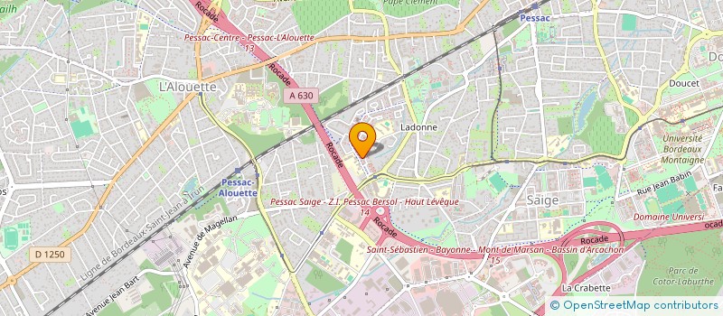 localisation de l'entreprise MONSIEUR DANUT GRAB à PESSAC