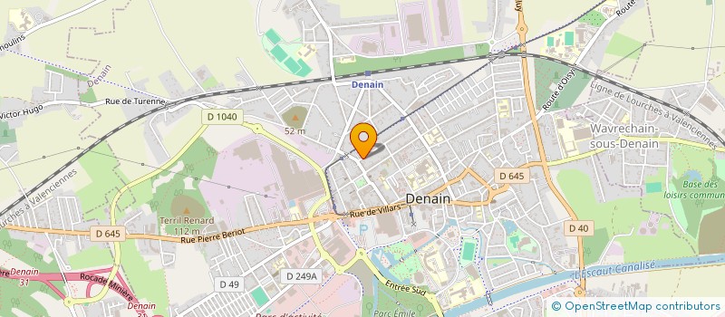 localisation de l'entreprise MONSIEUR DANUT OPREA  DENAIN