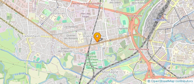 localisation de l'entreprise MONSIEUR DANUT OROSAN à STRASBOURG