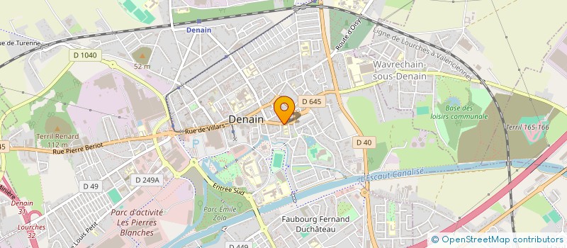 localisation de l'entreprise MONSIEUR DANUT STANESCU  DENAIN